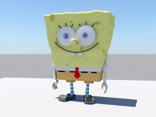 Губка Боб квадратные штаны 3. Губка Боб 3д модель. Спанч Боб Squarepants 3d model. Спанч Боб на 3д принтере.