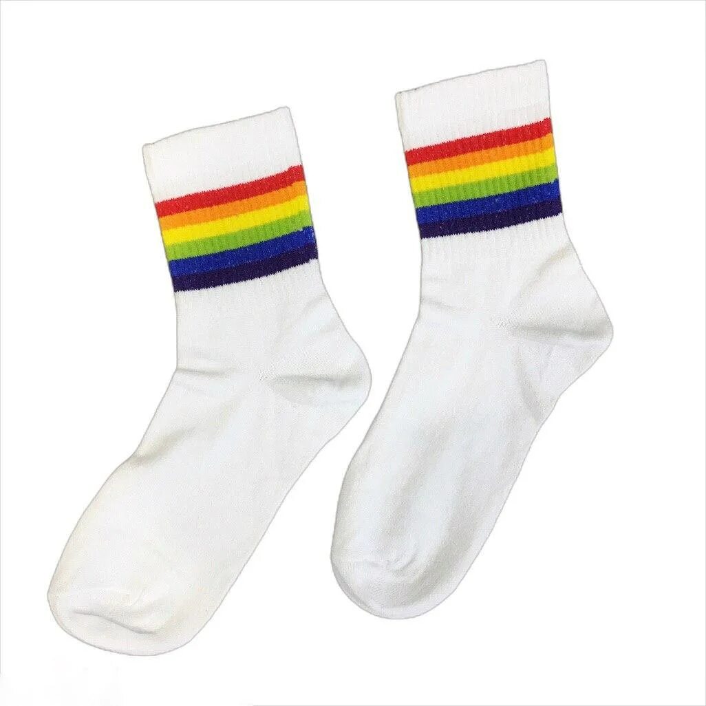 Наски личный. Носки Радуга. Белые носки с радугой. Детские носки Радуга. Карточки для носков.