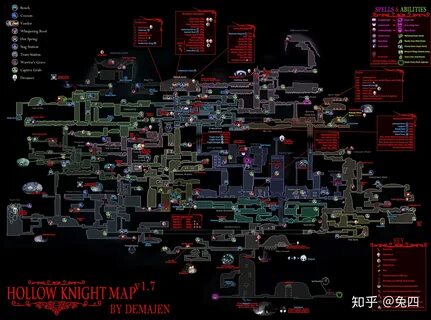 Hollow Knight Nosk Location Map.