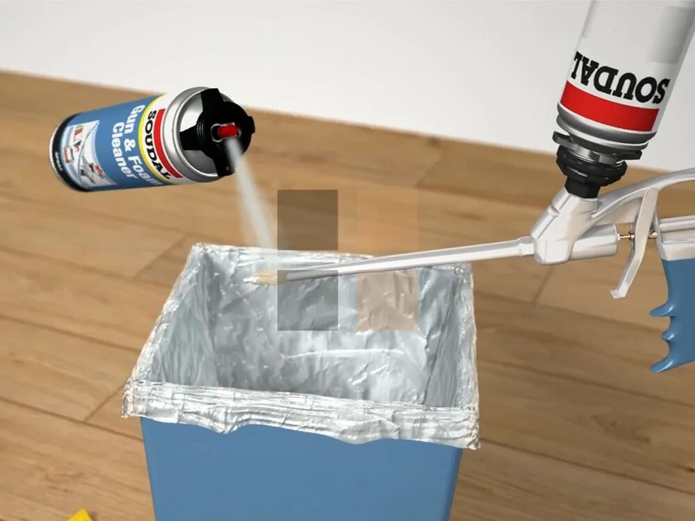 Чем можно отмыть монтажную. Очиститель монтажной пены Soudal Gun & Foam Cleaner. Удалитель засохшей монтажной пены. Промывочная жидкость для пистолета для монтажной пены. Жидкость для оттирания монтажной пены.