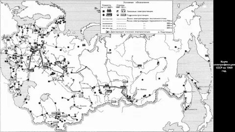 Газ на контурной карте