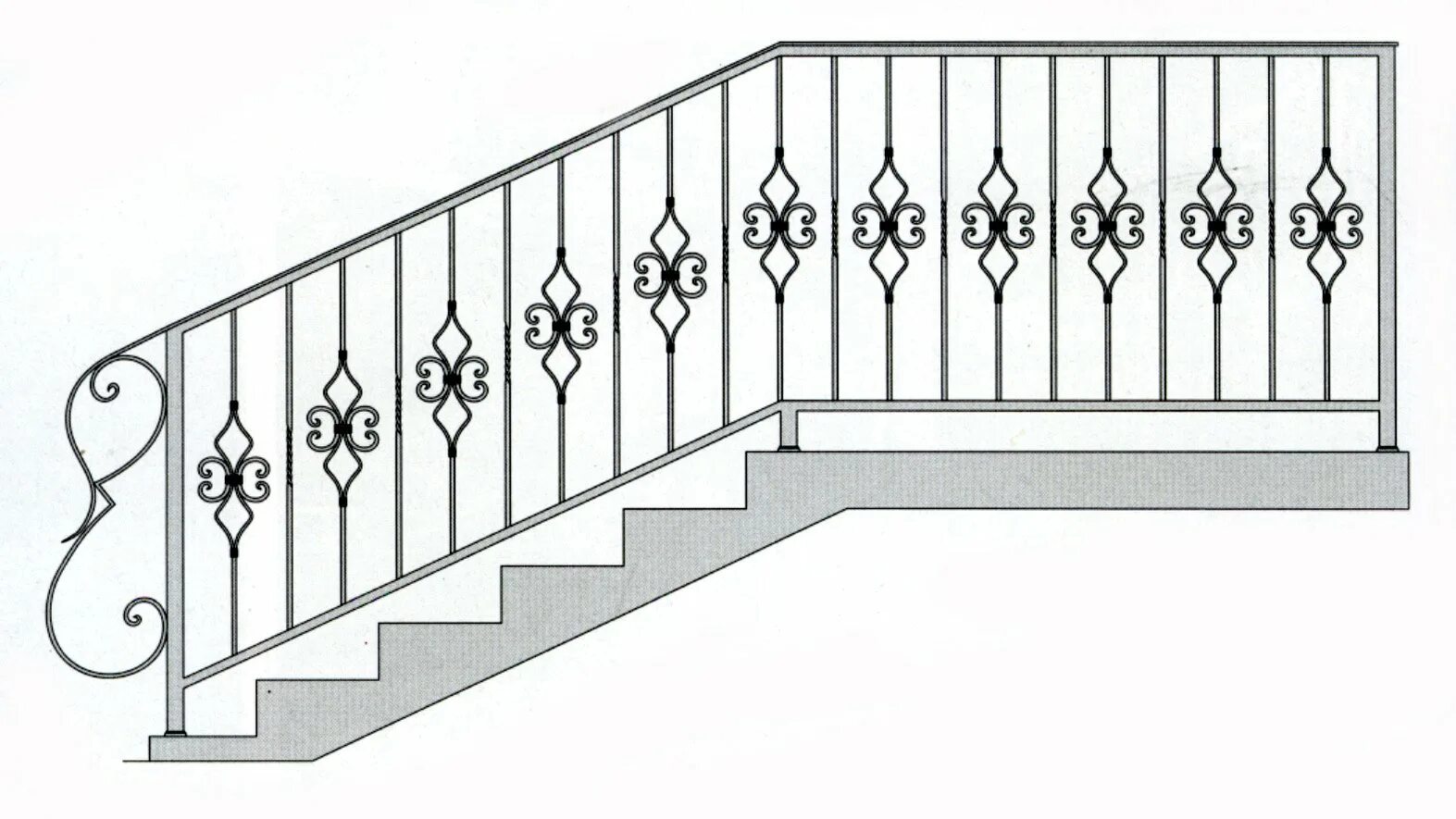 Кованые перильные ограждения. Кованые элементы для перил. Простые металлические перила. Лестница с узорно металлическим ограждением. Рисунки перил лестнице