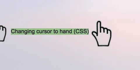 Css наведение курсора