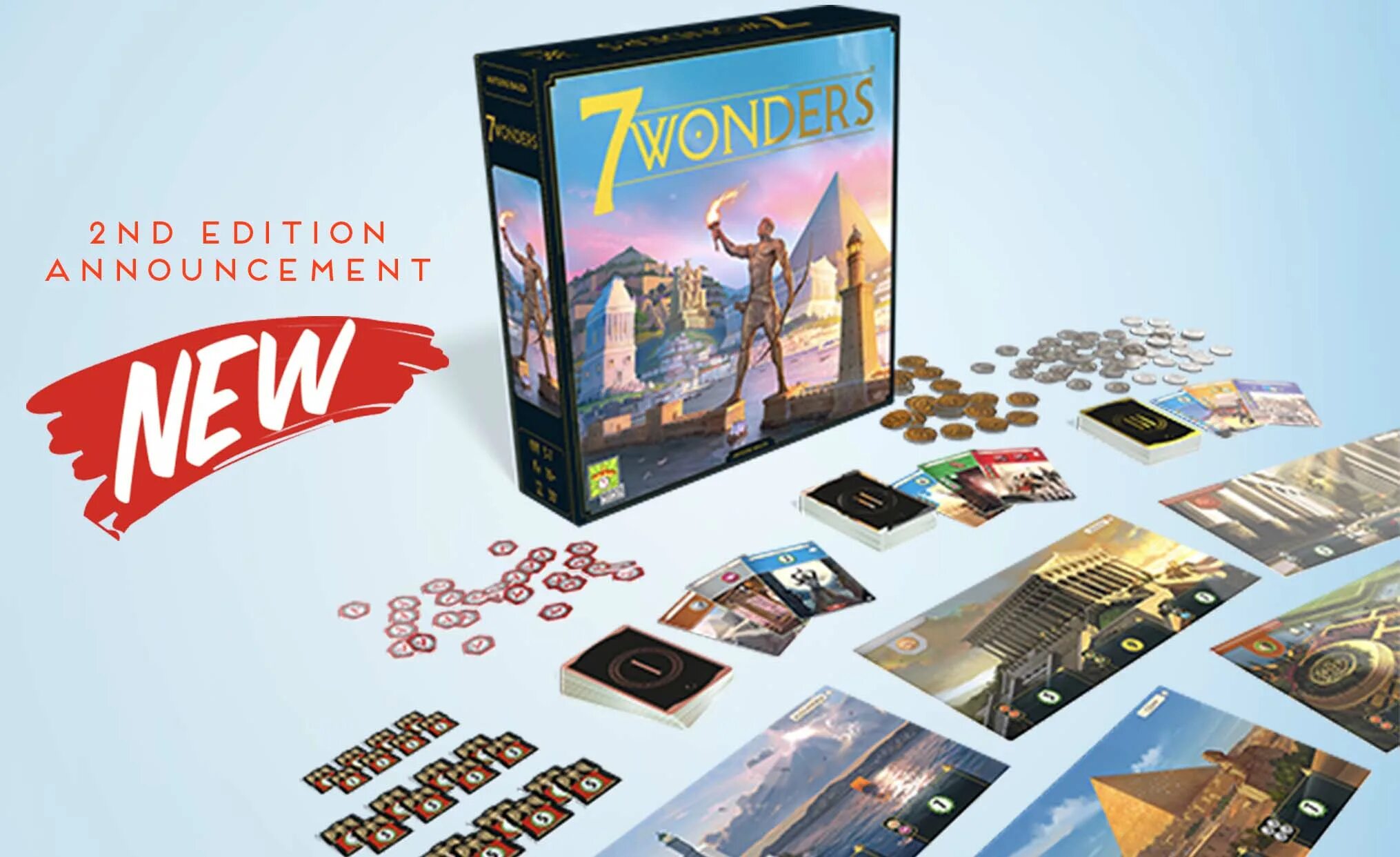 7 wonders cities. 7 Wonders game. 7 Wonders 2. 7 Wonders second Edition. 7 Wonders Board game.