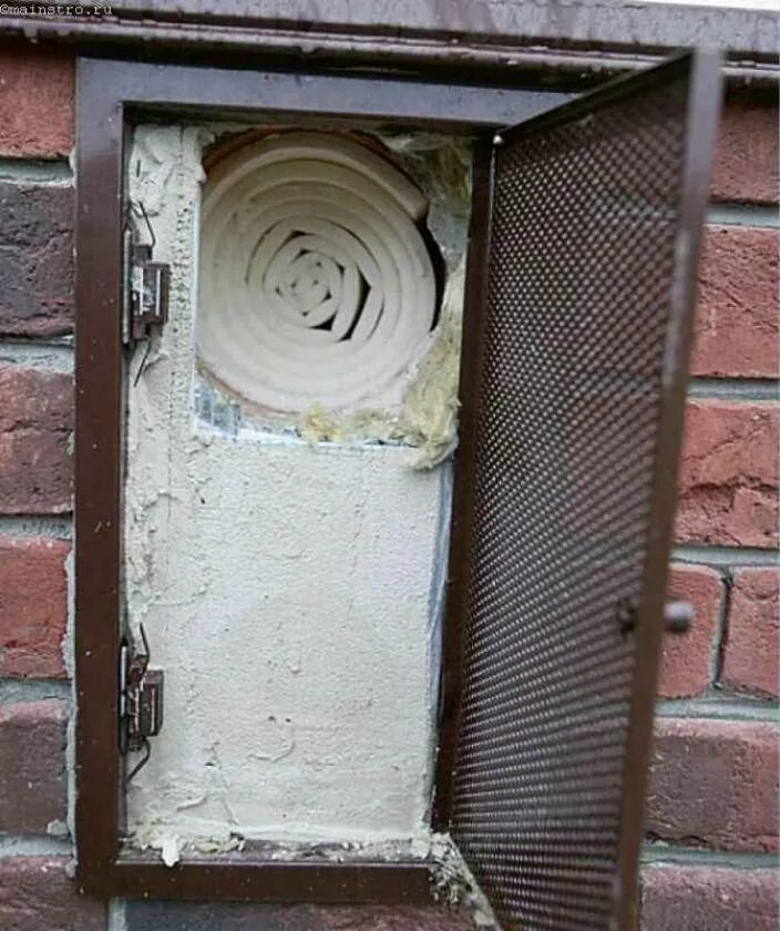 Закрыть отдушину на зиму