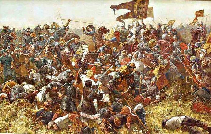 Войско мамая в 1380. Присекин куликовская битва. адольф ивон. «куликовская битва». 1380 куликовская битва. присекин куликовская битва картина.