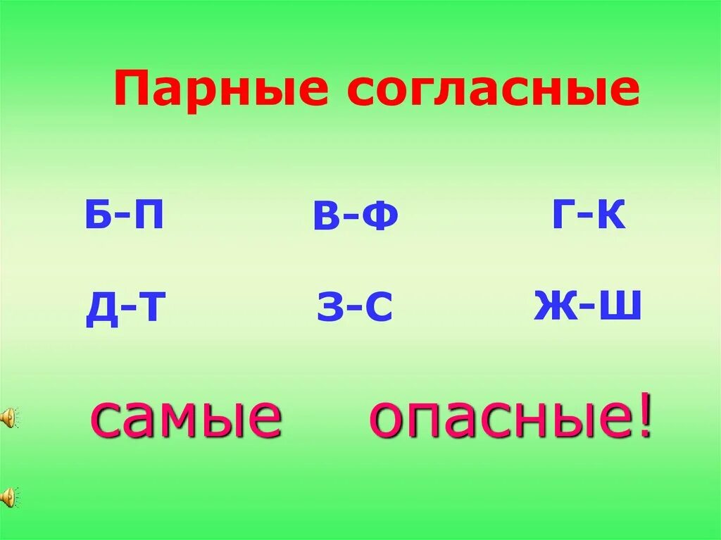 Какие парные согласные буквы есть в русском языке. Б-П парные согласные правило. Правило парная согласная 1 класс. Правила парные согласные 1 класс. 1 слово на парную согласную