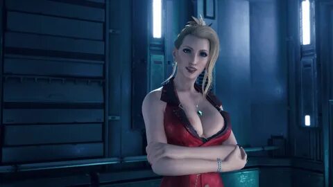 Final Fantasy 7 Remake "Физика покачивания груди для Скарлет" .