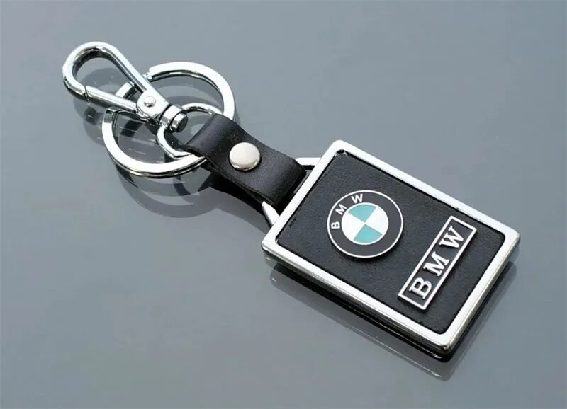 Стильный брелок для ключей автомобиля. Брелок для ключей авто БМВ. Брелок автомобильный с логотипом BMW. Брелок для автомобильных ключей с маркой авто. Купить брелок для автомобиля