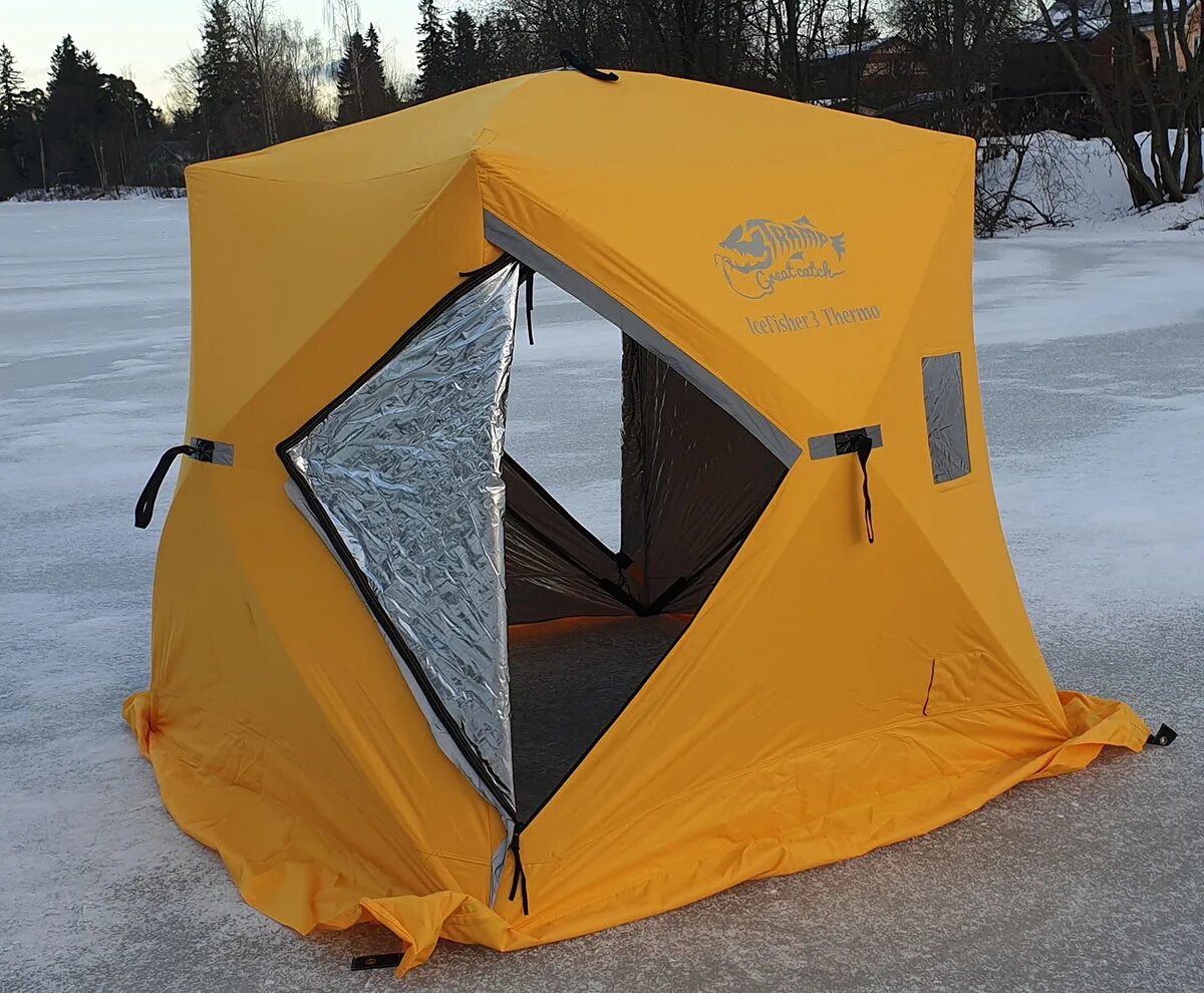 2*2. 8002. Р-р 2 м*2 м*1,4 м (3 слойная, термостежка). Палатка куб 3 слойная. Палатка утепленная.