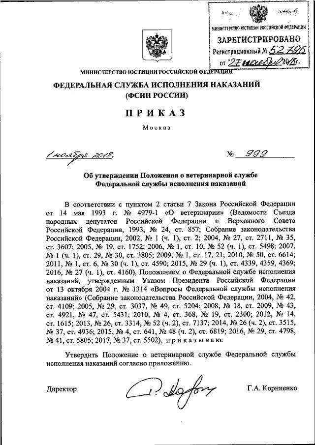 Приказ рф 624. Приказ 238 ФСИН психологи. Положение о ФСИН России. Ветеринарная служба ФСИН России. Начальник вет службы ФСИН.