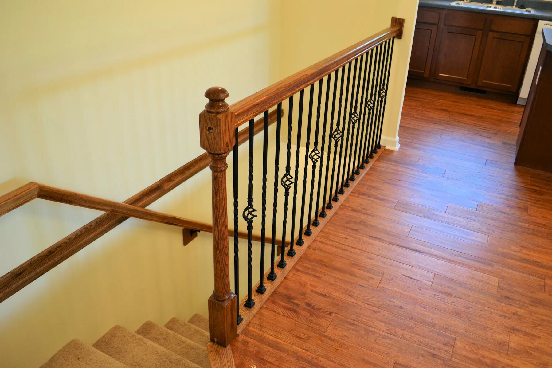 Traditional White Staircase House staircase, Stair railing design, White stairca
