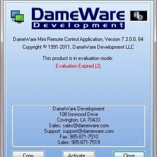 Dameware control