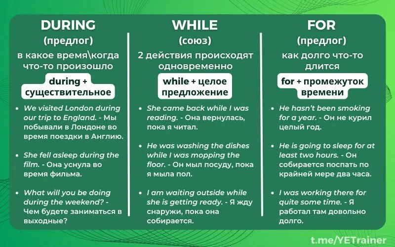 While английская грамматика. While during for правило. While английский. Разница между while и during. While английская грамматика.