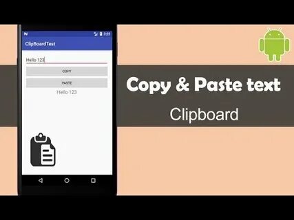 Paste text