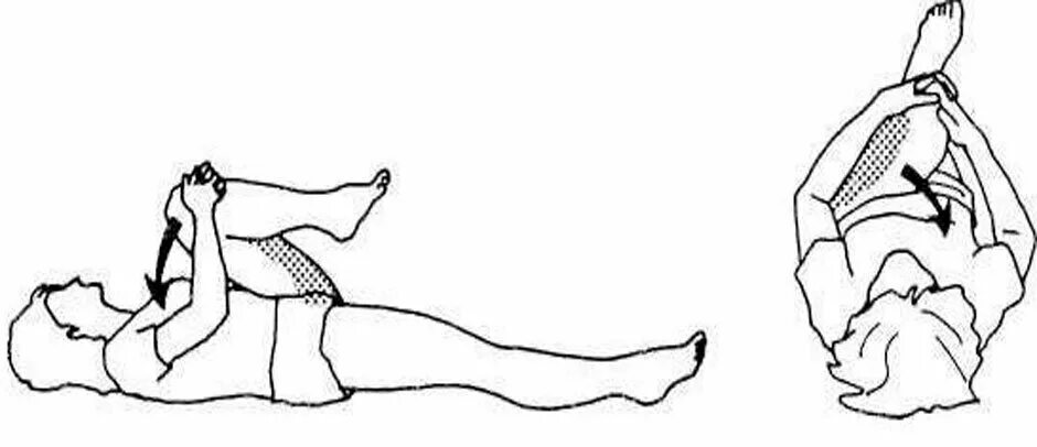 Прижмитесь правой стороной. Упражнение «нога к груди». Растяжка лежа на спине. Лежа на спине ноги согнуты в коленях. Упражнение лежа на спине ноги согнуты в коленях.