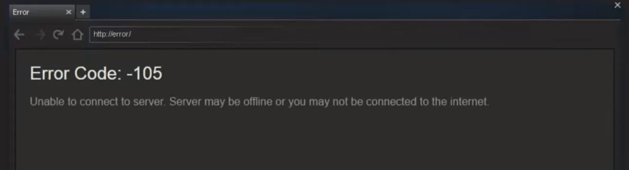 Unable to connect to the Server Error. Error code 502. Unable connect to Server. Steam ошибка 105.