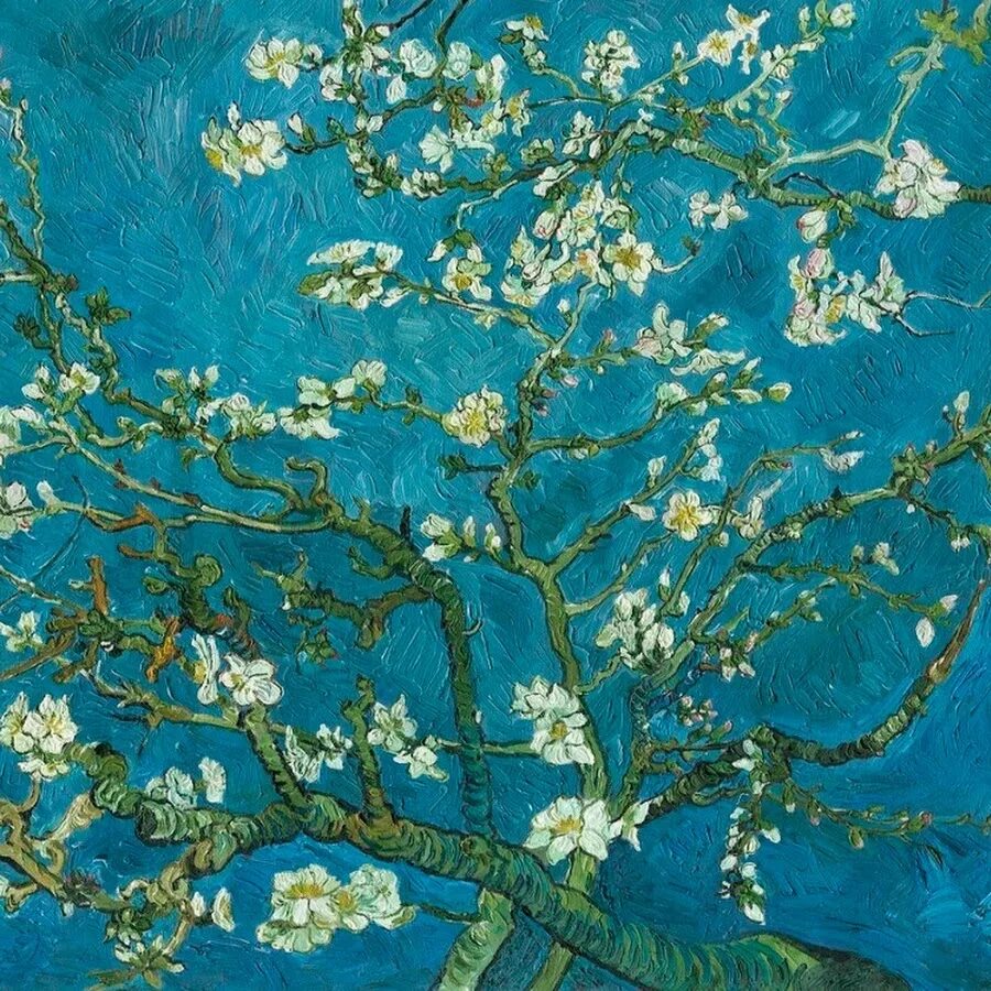 Almond blossom. Ван Гог (ветка миндаля). Винсент Ван Гог Цветущий миндаль. Винсент Ван Гог цветущие ветки миндаля оригинал. Van GOG cvetushie vetki mindalini.