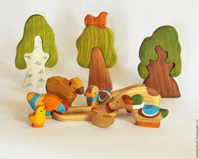Белое море деревянные игрушки