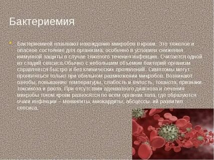 Бактериемия
