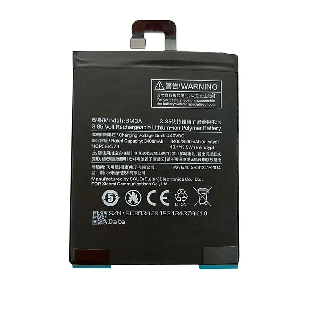 Аккумулятор для Xiaomi bm51. Bm3a Xiaomi. Аккумулятор bm3a для Xiaomi (mi Note 3). Аккумуляторная батарея для модели Xiaomi bm3a mi Note 3.