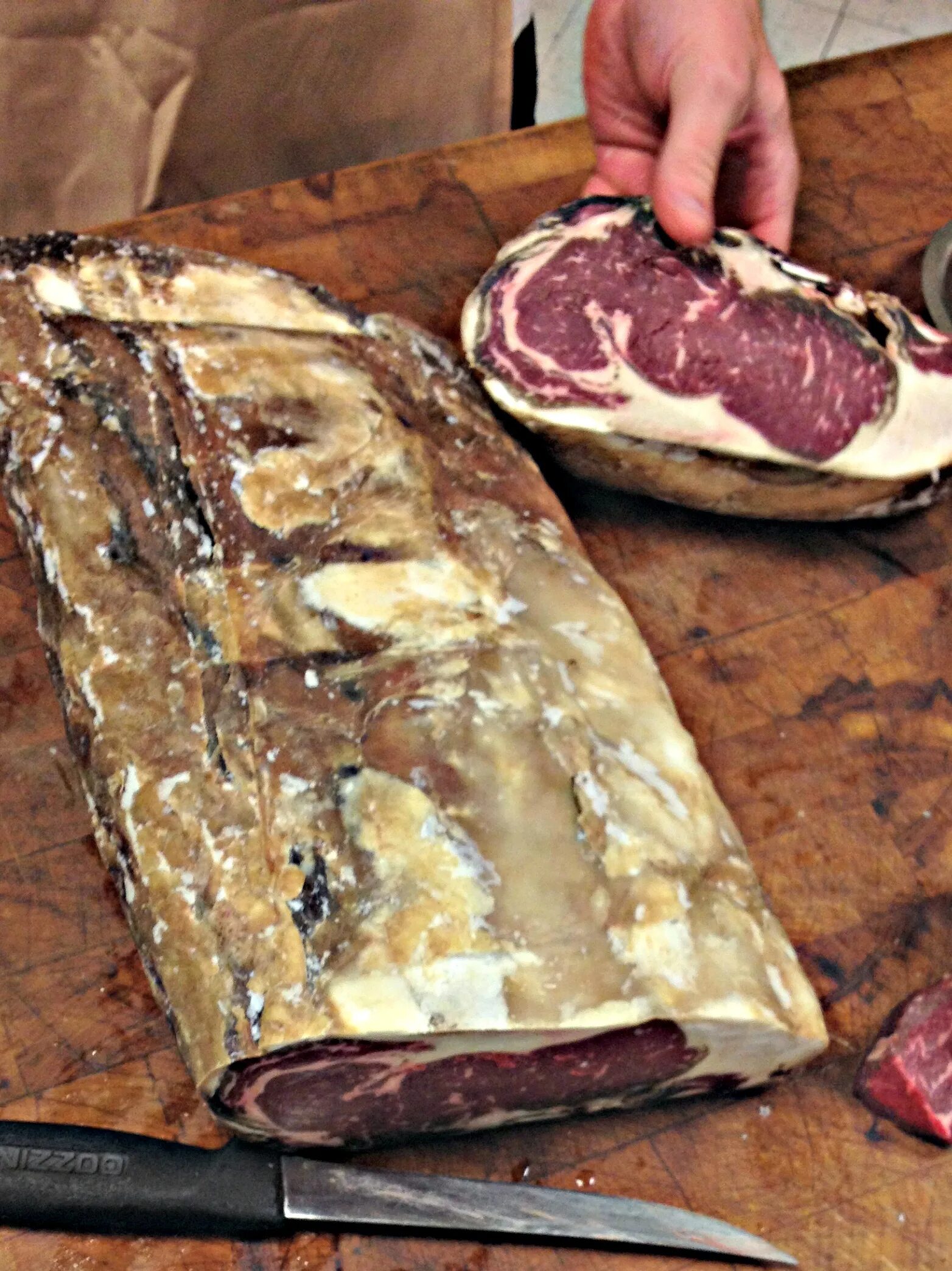 Dry aged. Стейк сухого вызревания.