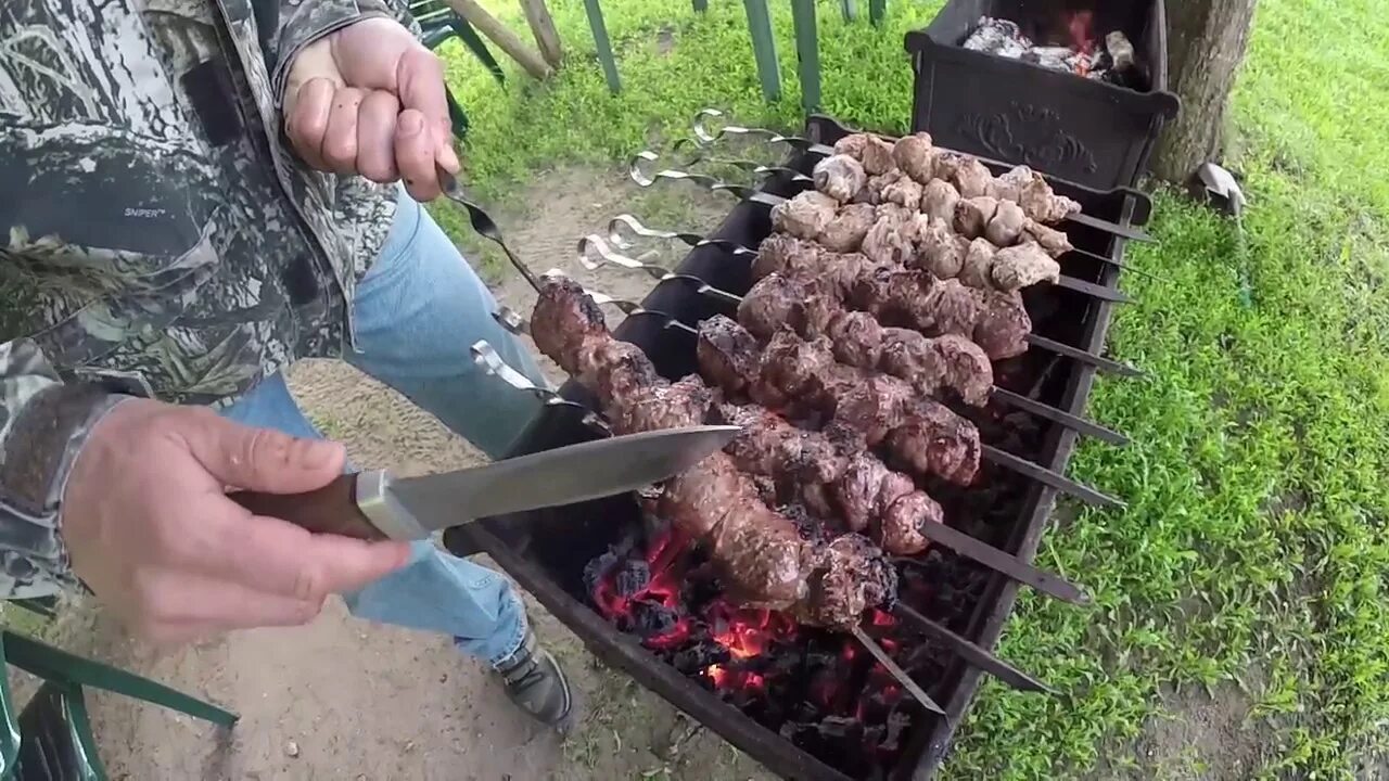 Готовим шашлык видео. Разделка барана на шашлык. разделать баранину для шашлыка.