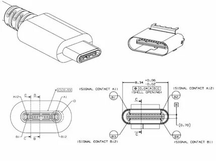 Распиновка usb кабеля c