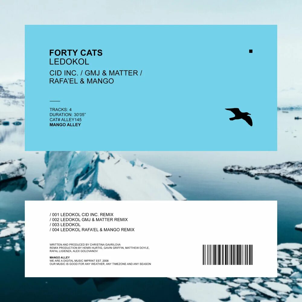 Cid cat. Forty cats, cid inc. ledokol. manautee floa, forty cats. gmj. mango alley records.