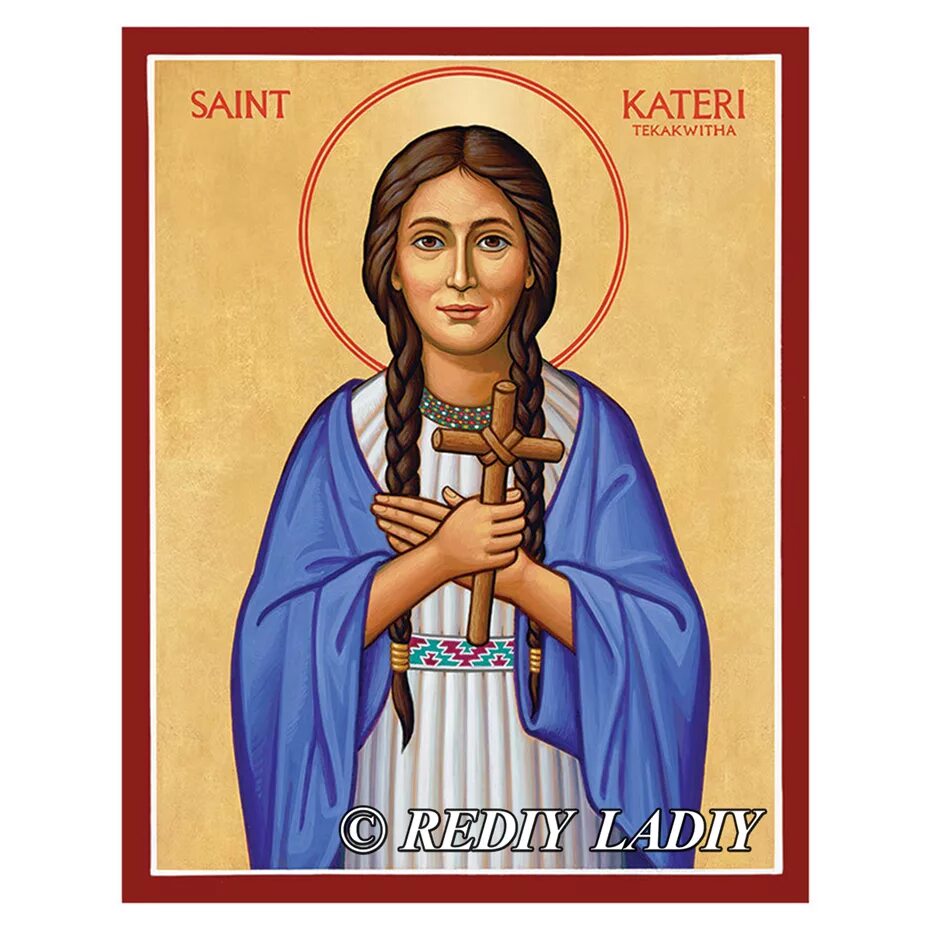 Святые женщины и мужчины. Катери Текаквита. Святые женщины. Kateri Tekakwitha. Икона Святой Руфи.