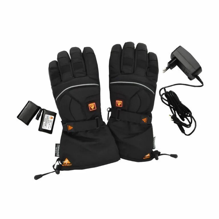 Перчатки с подогревом Gants Quantum, черные XXL. Варежки Quechua с подогревом. Рукавицы с электроподогревом. Рукавицы с подогревом для зимней рыбалки.