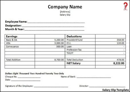 Pay salary