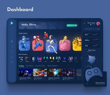 Game Streaming Platform Interface Redesign (5) Images :: Behance