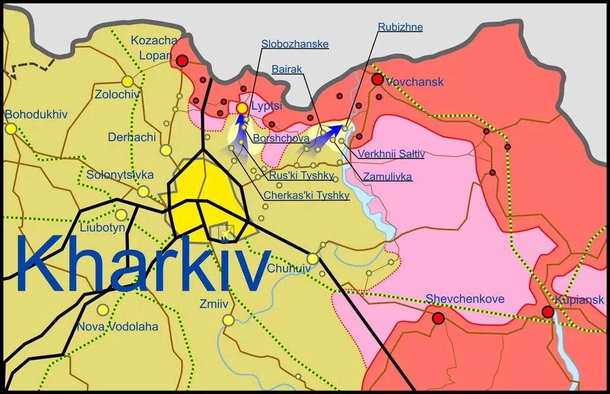 Наступление на харьков 16 мая. Харьковская обл карта боевых действий. харьковская область бои карта. харьков карта боевых действий 2025.