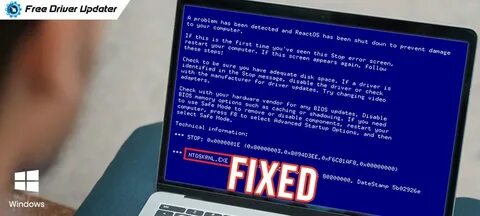 Ntkrnlmp exe синий экран