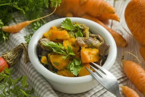 Тыква с куриной