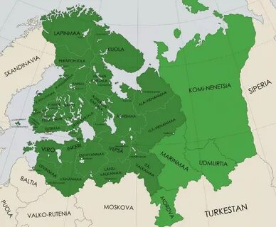 Великая финляндия карта