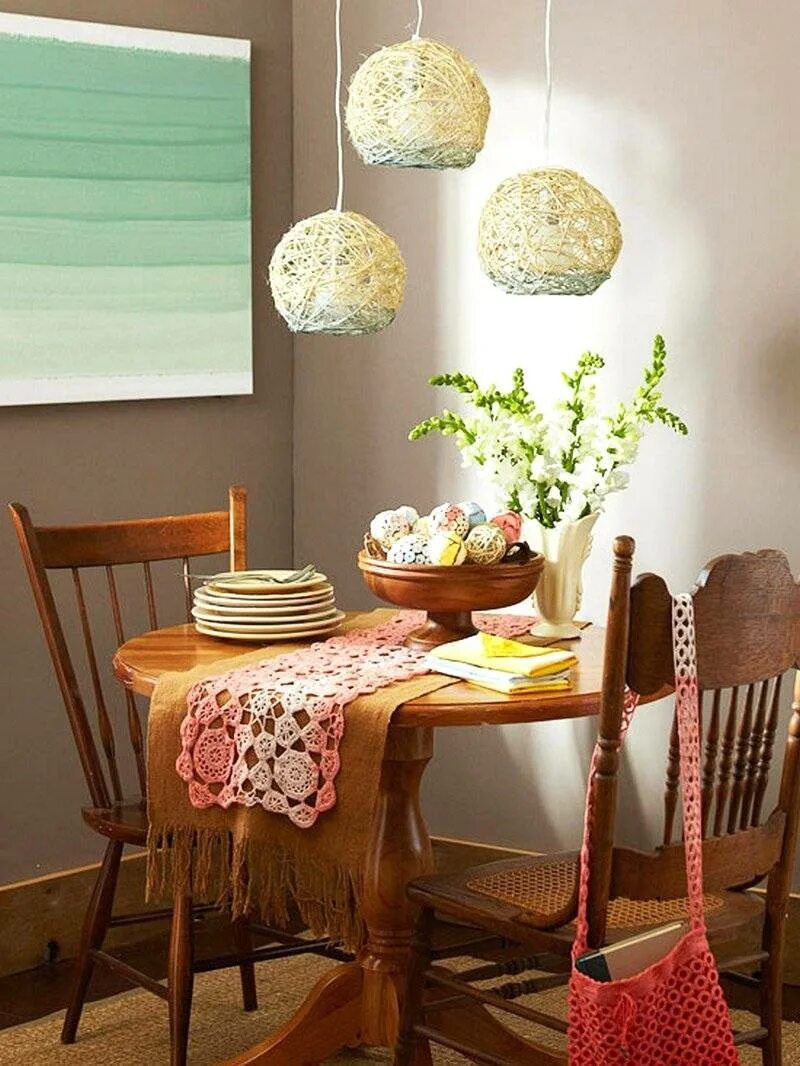 декор из булыжников. оригинальное идеи для дома своими руками. украшение интерьера. хенд мейд для дома и интерьера. декор для дома.