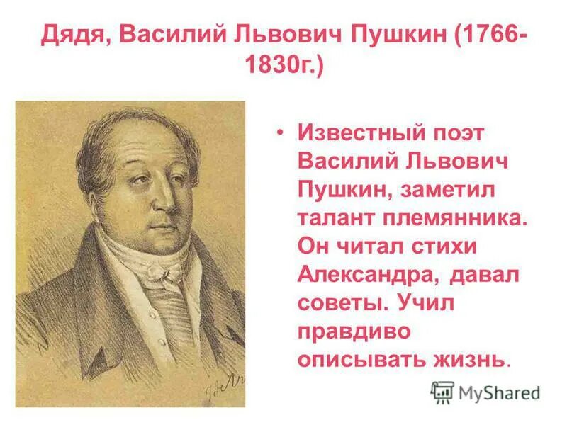 В л пушкин. В л пушкин