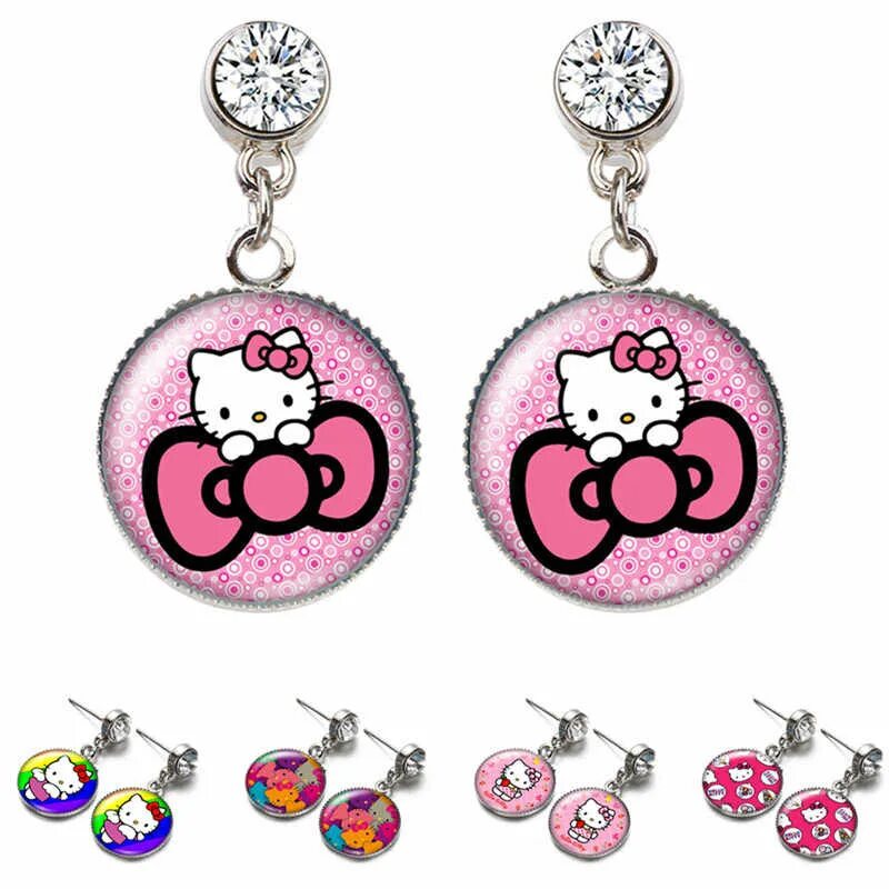 Серьги хелло китти куроми. Серьги сереро хелоу кети. Серьги хелло китти. Серёжки с кити хелло китти. Серёжки хелло китти золотые.