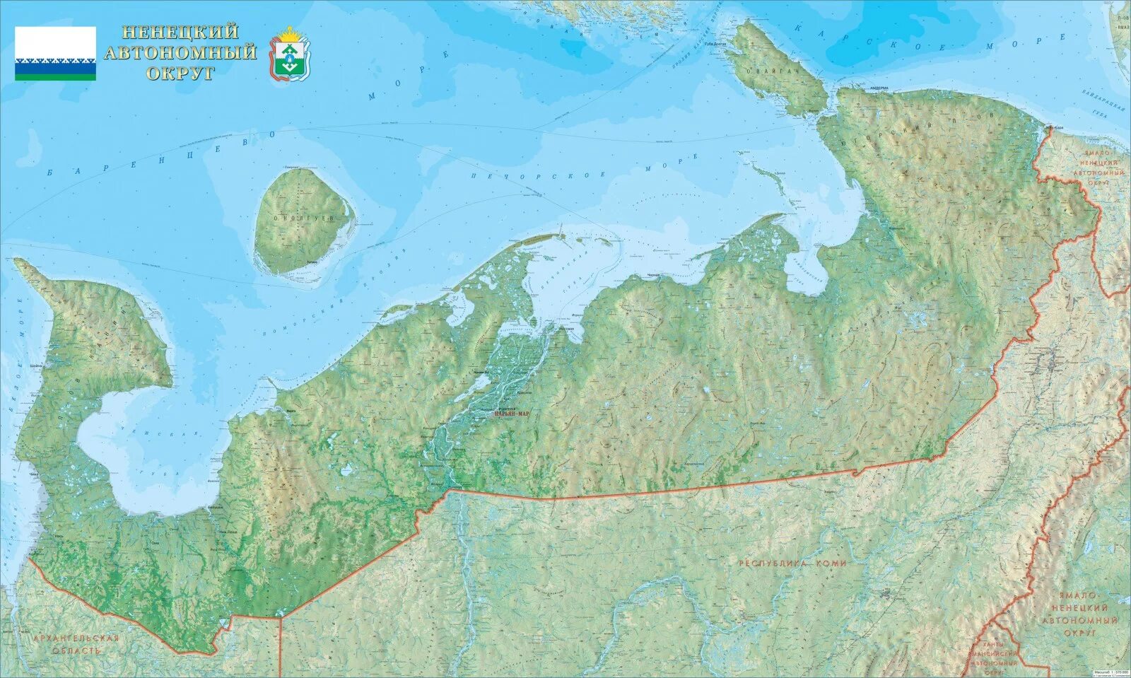 Ненецкий автономный округ какая зона. Ненецкий автономный округ на карте. Ненецкий АО на карте. НАО Ненецкий автономный округ на карте. Ненецкий автономный округ на карте с городами.
