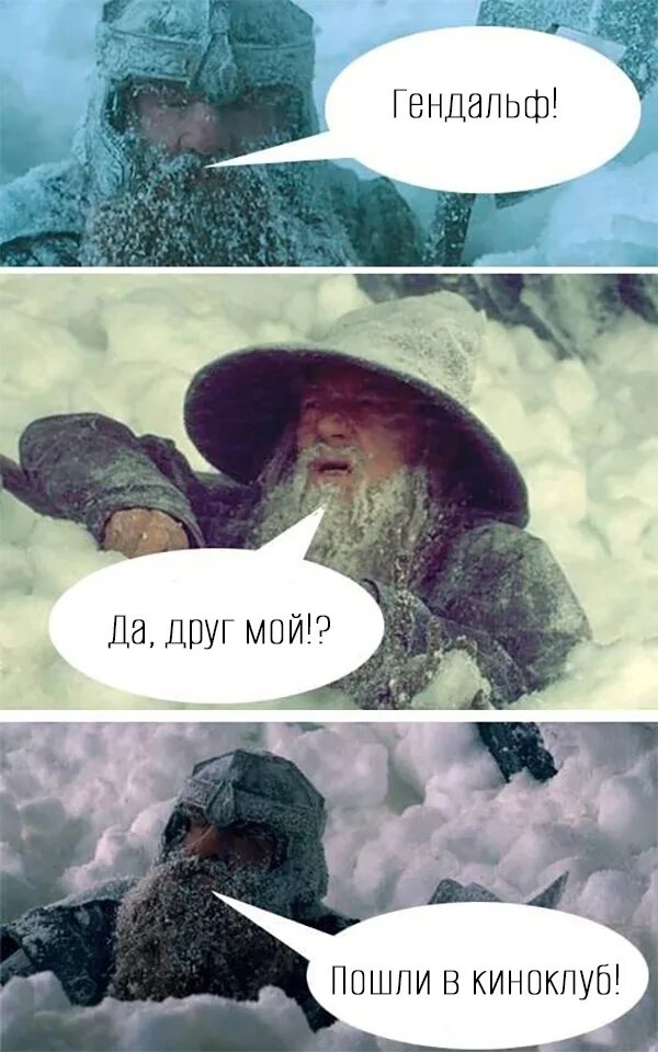 Зачем тебе прийти. Гэндальф в снегу. Гэндальф в снегу Мем. Смешные мемы про Гэндальфа. Гэндальф и Гимли в снегу.
