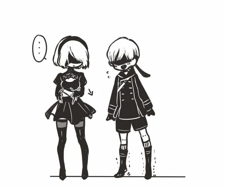 А2 nier automata арт. Ниер манга. 2б и 9с nier automata. Nier automata 2b и 9s. Неро автомата 2b.