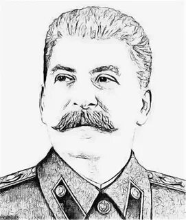 Рисунок сталина