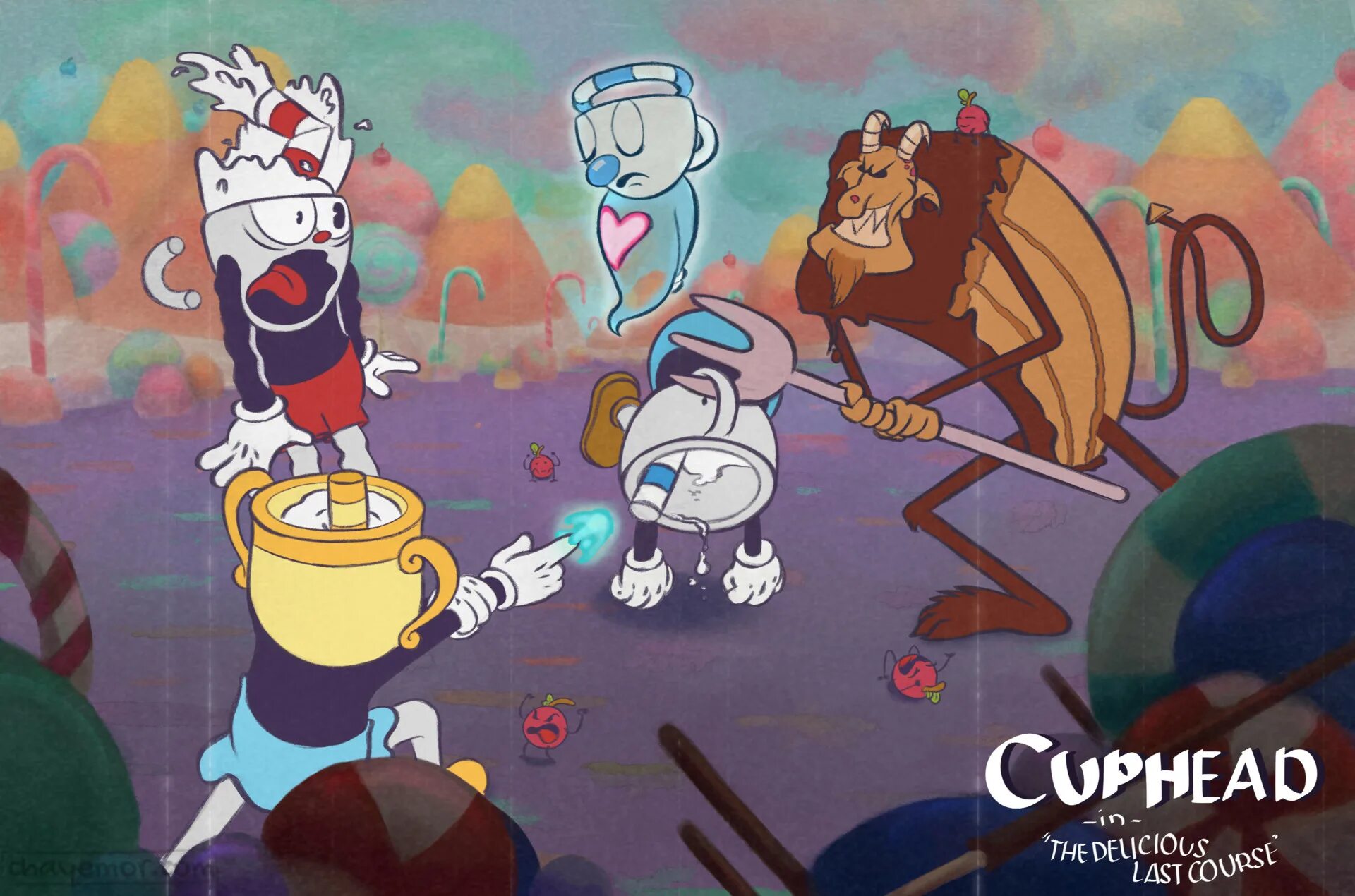 Cuphead the delicious last course. Капхед the delicious last course. Эстер винчестер капхэд. Last course. Last course.