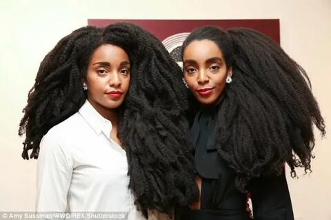 My sister's hair is