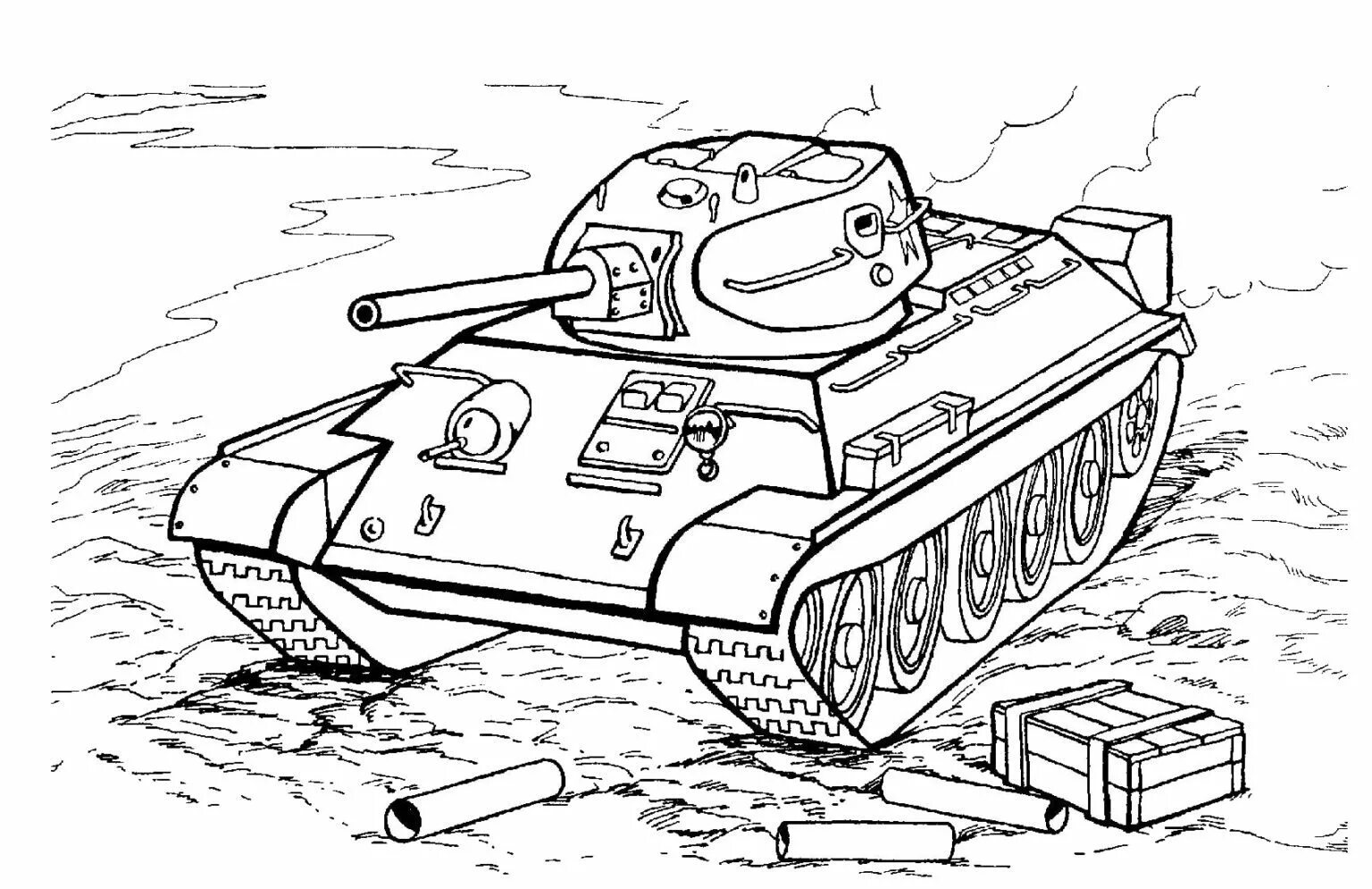Раскраски для детей 4 5 танк. Раскраска военная техника танки т34. раскраска танк т 34. танк т 34 раскраска вов. танк т-34 рисунок.
