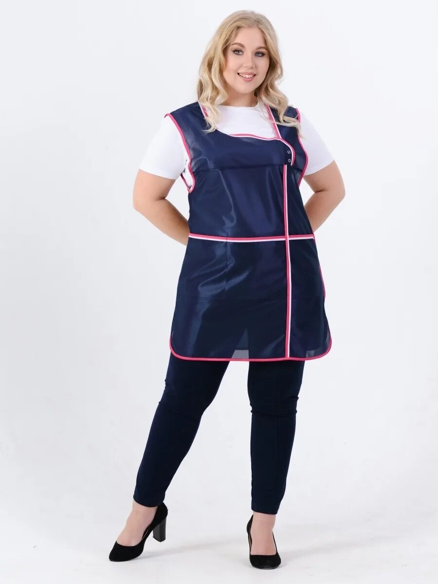 Фартук продавца. Синий или красный) - спецодежда. Фартук спецодежда. Спецодежда фартук сарафан. Фартук спецодежда.