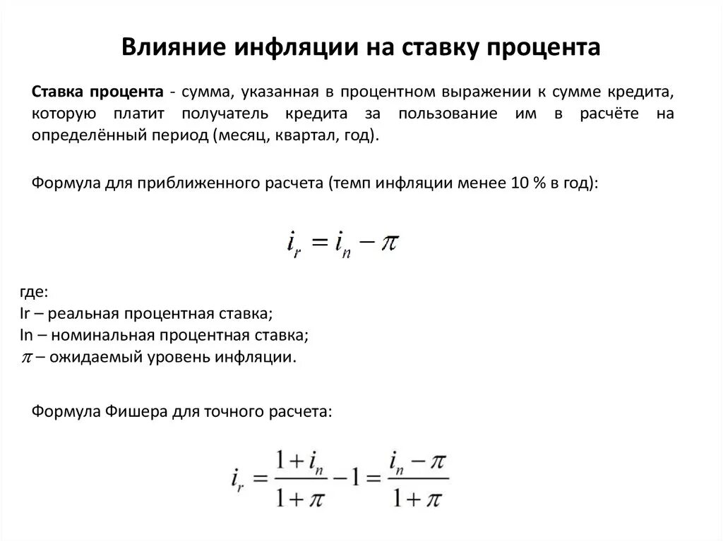 Регулирования уровня инфляции. Влияние инфляции на процентную ставку. Влияние инфляции на ставку. Влияние процентной ставки на инфляцию. Ставка процента влияет на инфляцию.