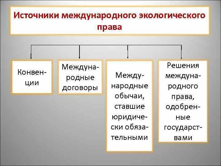 Международное экологическое законодательство.